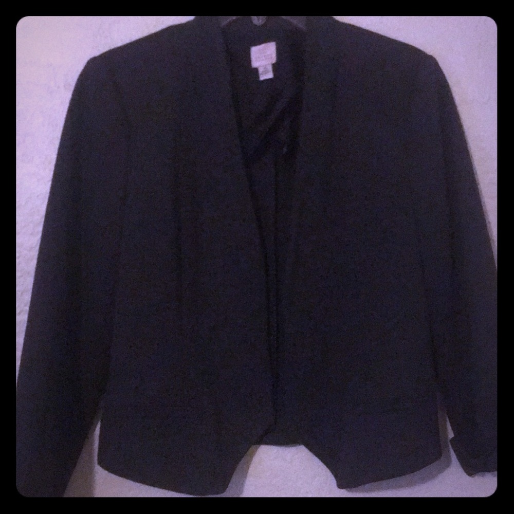 Jacket grey, mid waist